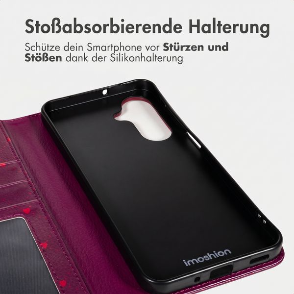 imoshion Design Klapphülle Samsung Galaxy A35 - Crush Check Coral Dust