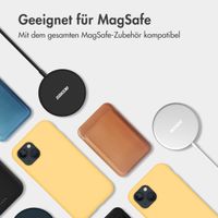 Accezz Liquid Silikoncase mit MagSafe für das Apple iPhone 14 Pro Max - Gelb