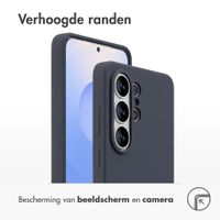 Accezz Liquid Silikoncase mit MagSafe Samsung Galaxy S26 Ultra - Dunkelblau