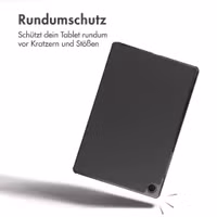 imoshion Trifold Klapphülle Samsung Galaxy Tab A9 Plus - Schwarz