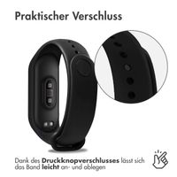 imoshion Silikon Sportarmband für Xiaomi Mi Band 3 / 4 - Schwarz