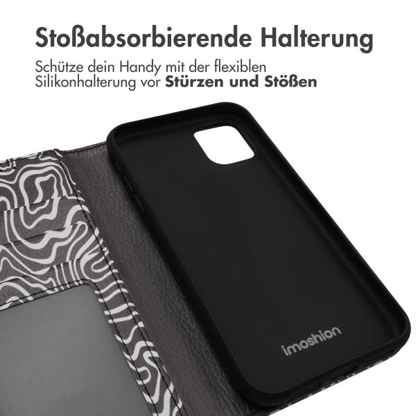 imoshion Design Klapphülle Apple iPhone 11 - Black And White