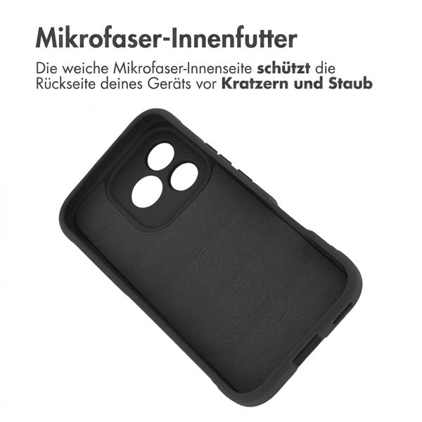 imoshion EasyGrip Backcover Honor 600 Lite - Schwarz