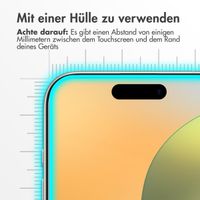 Accezz Displayschutz aus gehärtetem Glas für das Apple iPhone 16 Pro
