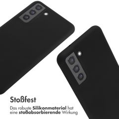 imoshion SilikonHülle mit Band Samsung Galaxy S21 FE - Schwarz