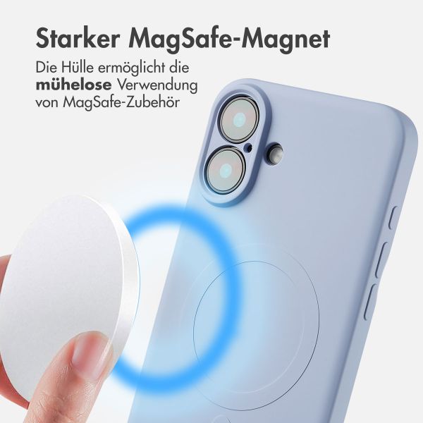 imoshion Color Back Cover mit MagSafe für das Apple iPhone 16 - Lila