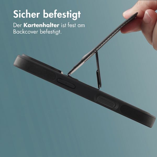 imoshion Backcover mit Kartenfach und Ständer Apple iPhone 18 Pro Max / 17 Pro Max - Schwarz