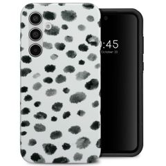 Selencia Vivid Tough Back Cover für das Samsung Galaxy A55  - Trendy Leopard