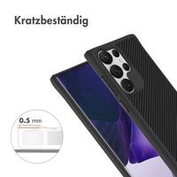 imoshion Rugged Hybrid Carbon Case Samsung Galaxy S23 Ultra - Schwarz