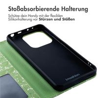imoshion Design Klapphülle Xiaomi Redmi Note 14 (4G) - Green Flowers