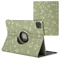 imoshion 360° drehbare Design Klapphülle Apple iPad Pro 11 (2024) M4 - Green Flowers