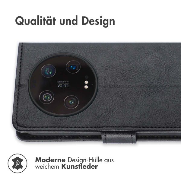 imoshion Luxuriöse Klapphülle Xiaomi 13 Ultra - Schwarz