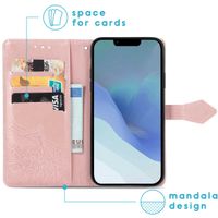 imoshion Mandala Klapphülle für das Apple iPhone 14 - Rose Gold