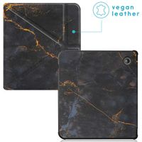 imoshion Design Klappbare Klapphülle für das  Kobo Libra Colour - Black Marble