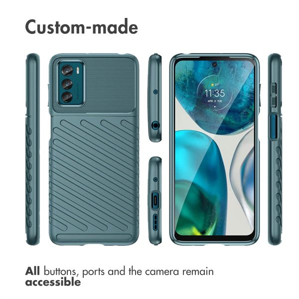 imoshion Thunder Backcover für das Motorola Moto G42 - Grün