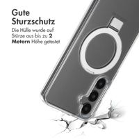 Accezz Ring Stand Backcover mit MagSafe Samsung Galaxy S24 Plus - Transparent