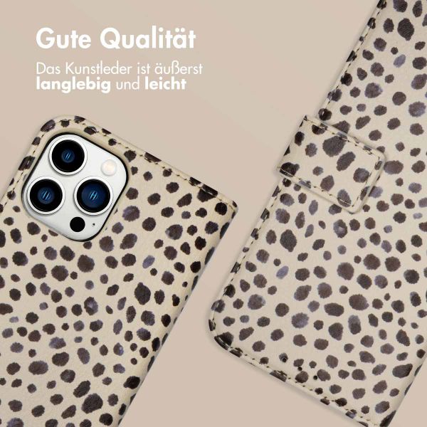 imoshion Design Klapphülle Apple iPhone 12 (Pro) - Black And White Dots