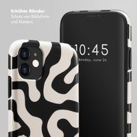 Selencia Vivid Back Cover Apple iPhone 11 - Art Wave Black
