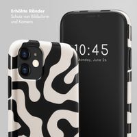 Selencia Vivid Tough Back Cover für das iPhone 11 - Art Wave Black