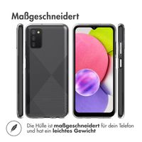 Accezz TPU Clear Cover für Samsung Galaxy A03s - Transparent