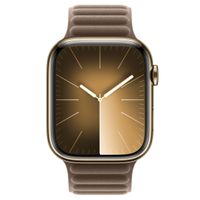 Apple Armband mit Magnetverschluss FineWoven für die Apple Watch Series 1-10 / SE / Ultra (2) - 42/44/45/46/49 mm - Größe S/M - Taupe