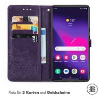 imoshion Mandala Klapphülle für das Samsung Galaxy S24 Ultra - Violett