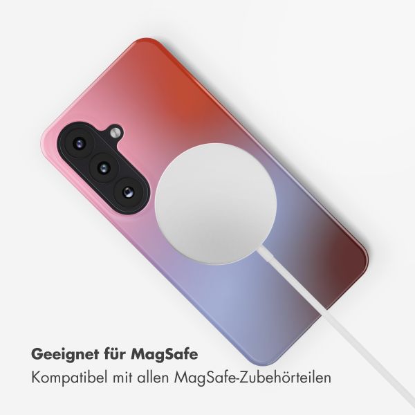 Selencia Vivid Rückabdeckung mit MagSafe Samsung Galaxy S26 - Gradient Soft Blush