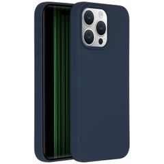 Accezz Liquid Silikoncase mit MagSafe für das iPhone 15 Pro Max - Dunkelblau