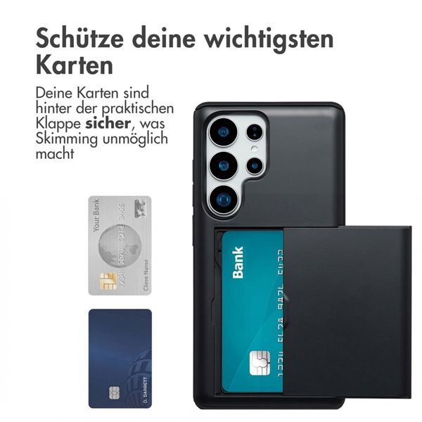 imoshion Backcover mit Kartenfach Samsung Galaxy S25 Ultra - Schwarz