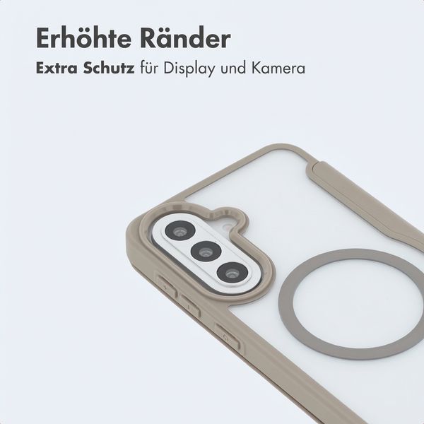 imoshion Transparente Bookcase mit MagSafe Samsung Galaxy A57 (5G) - Beige