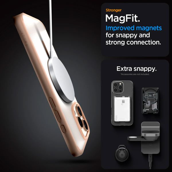 Spigen Ultra Hybrid Backcover MagSafe Apple iPhone 16 Pro Max - Frost Rose Titanium