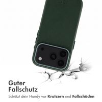 Accezz MagSafe Leather Backcover Apple iPhone 18 Pro Max / 17 Pro Max - Cedar Green