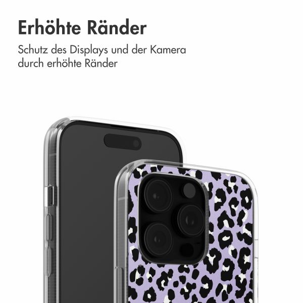 imoshion Design Hülle Apple iPhone 16 Pro - Leopard Lilac