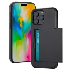 imoshion Backcover mit Kartenfach für das iPhone 16 Pro Max - Schwarz