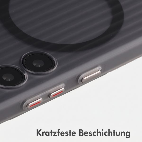 Accezz Lite Backcover mit MagSafe | Fluted | Samsung Galaxy S24 - Grau