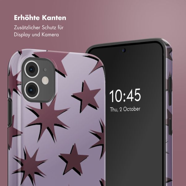 Selencia Vivid Back Cover Apple iPhone 11 - Stars Plum Lilac