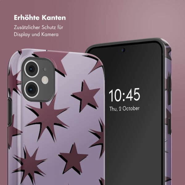 Selencia Vivid Backcover iPhone 11 - Stars Plum Lilac