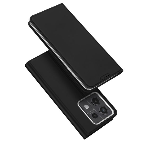 Dux Ducis Slim TPU Klapphülle für das Xiaomi Redmi Note 13 Pro (5G) / Poco X6 - Schwarz