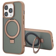 Accezz Ring Stand Backcover mit MagSafe für das iPhone 14 Pro - Brown