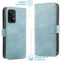 imoshion Luxuriöse Klapphülle Samsung Galaxy A52(s) (5G/4G) - Hellblau