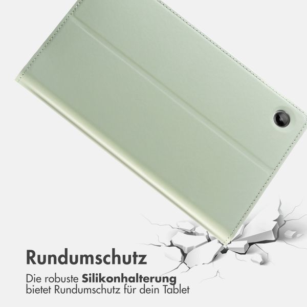 Accezz Classic Klapphülle Samsung Galaxy Tab A9 8.7 Zoll - Grün