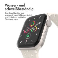 imoshion Silikonband⁺ für die Apple Watch Series 1 bis 9 / SE (38/40/41 mm) | Series 10 (42 mm) - Polarstern - Größe S/M