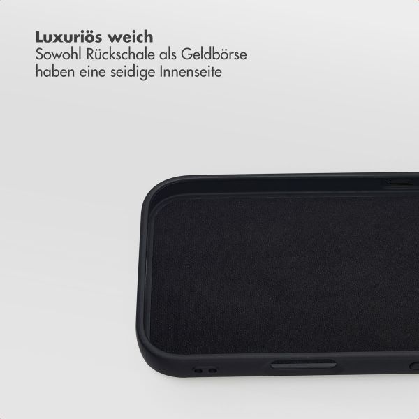 Selencia Olyn Abnehmbare Bookcase mit MagSafe Apple iPhone 17 Pro - Schwarz