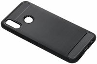 Brushed TPU Case Schwarz für das Huawei P Smart Plus