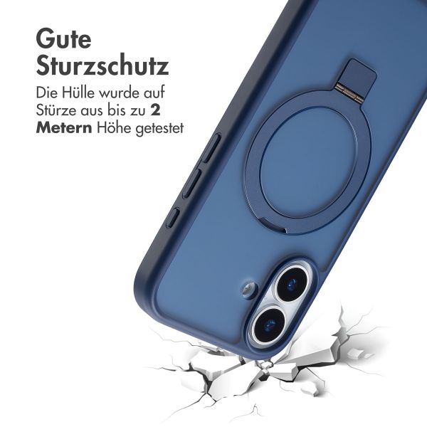 Accezz Ring Stand Backcover mit MagSafe Apple iPhone 17 - Blau