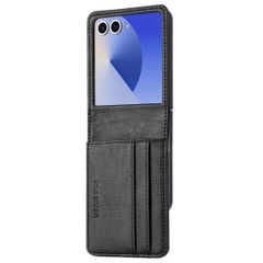 imoshion Luxuriöse Klapphülle Samsung Galaxy Z Flip 7 - Schwarz