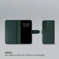 Selencia Olyn Abnehmbare Bookcase mit MagSafe Samsung Galaxy A57 (5G) - Grün