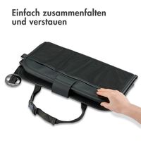 imoshion Luxuriöser Autositz-Organizer - Tablethalter Auto - 7 Aufbewahrungsfächer - Schwarz