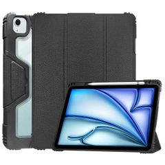Accezz Rugged Trifold Klapphülle Apple iPad Air 11 Zoll (2025) M3 / (2024) M2 / Air 5 (2022) / Air 4 (2020) - Schwarz