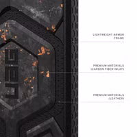 UAG Monarch Pro Backcover Samsung Galaxy S25 Ultra - Forged Carbon